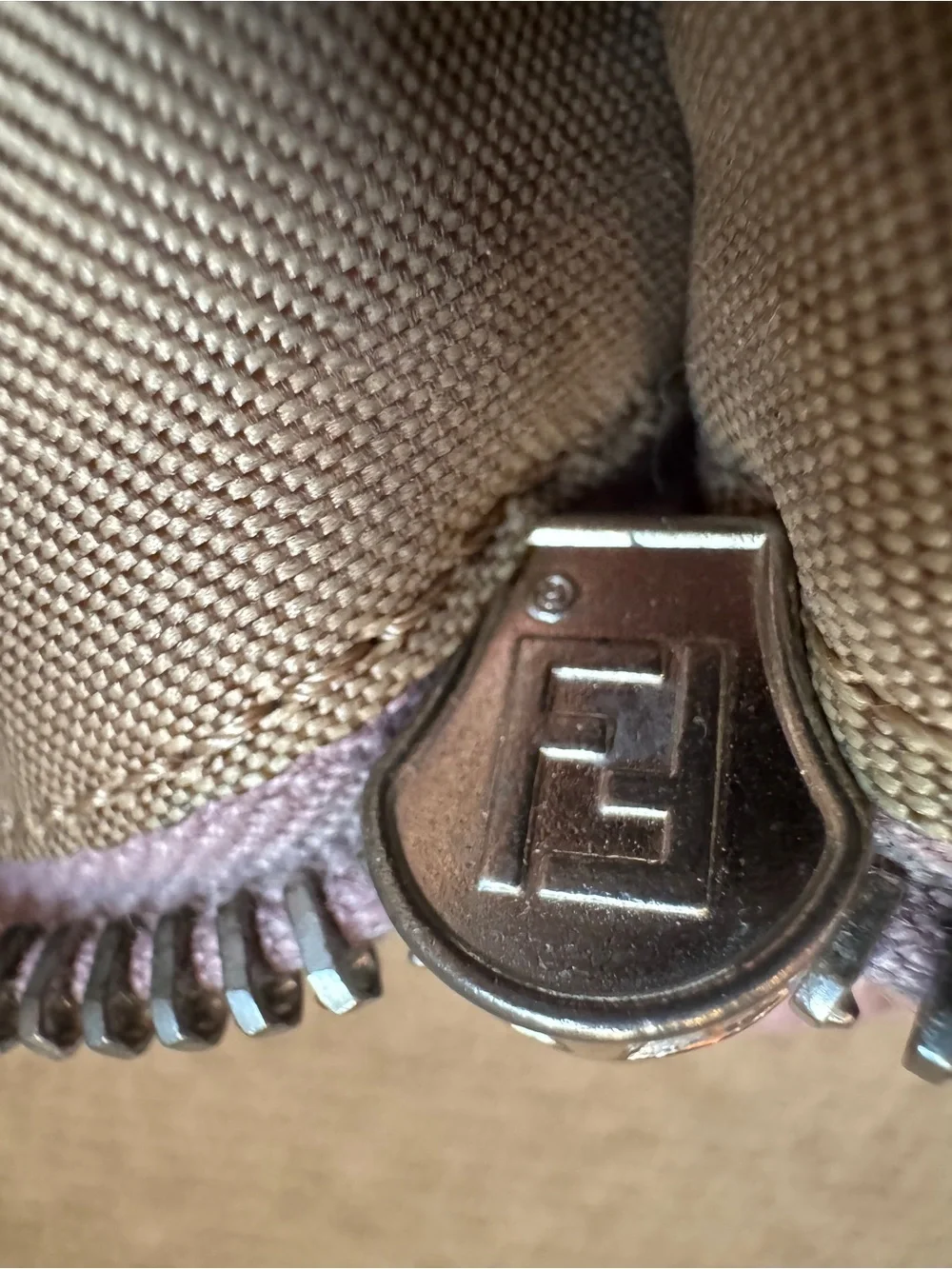 Fendi Lavender FF Logo Tote